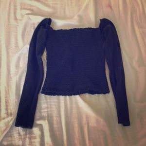 Black crop top